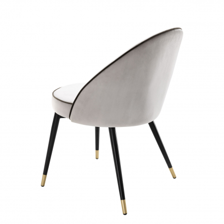   Scaun de dining Cooper roche gri deschis catifea set de 2 113124 EICHHOLTZ [3]