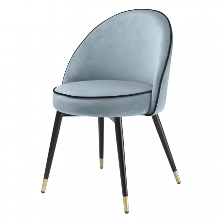   Scaun de dining Cooper roche gri deschis catifea set de 2 113124 EICHHOLTZ [14]