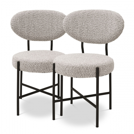   Scaun de dining Vicq bouclé crem set de 2 115034 EICHHOLTZ [5]