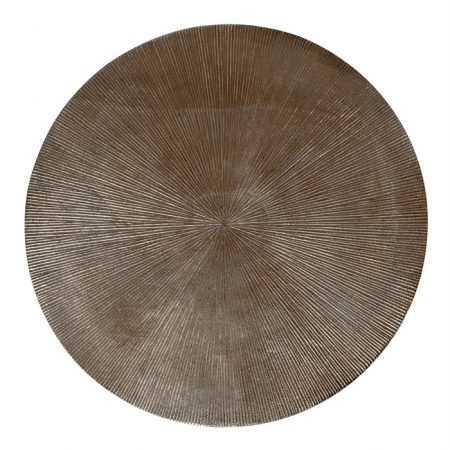 Set 3 masute cafea rotunde negru-auriu Talu, din aluminiu, 825033 - Richmond Interiors [1]