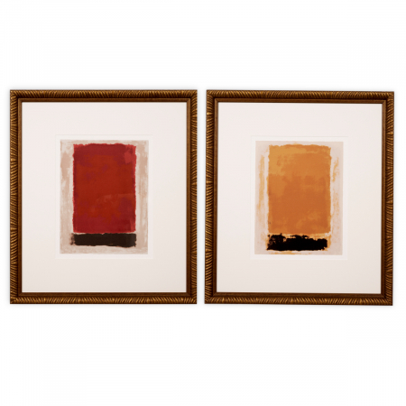 Promotii -   Set de 2 lucrări de artă abstractă de Clément Garnier 118973 EICHHOLTZ