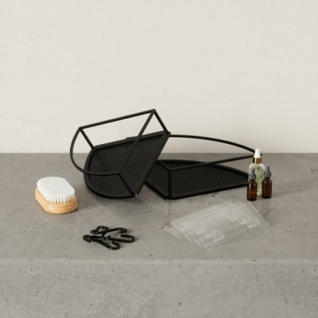 Set de 2 Rafturi de Colț Cubiko 23x5x23 cm, Metal Negru - Umbra [6]
