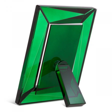   Set de 2 rame foto Obliquity S din sticlă verde cristal 118580 EICHHOLTZ [2]