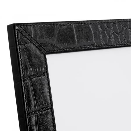   Set de 2 rame foto Scaleo din piele neagră cu embossing croco 118616 EICHHOLTZ [6]