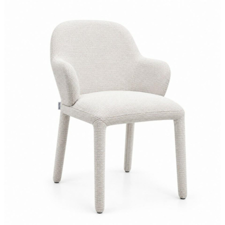 Set de 2 Scaune Akira 45x50x83 cm, 100% Poliester Bej - King Home [1]