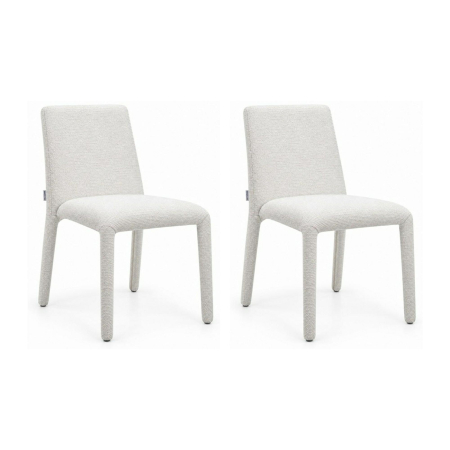 Living - Set de 2 Scaune Alya 40x48x82 cm, Bej - King Home