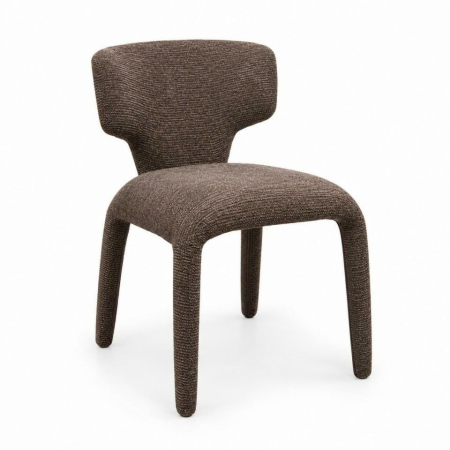Set de 2 Scaune Apulia 50x48x79 cm, 100% Poliester Maro - King Home [12]