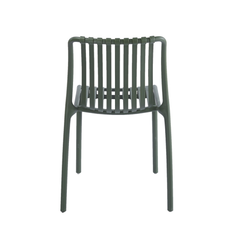 Set de 2 Scaune Strips UV 40x40x78 cm, Plastic Verde - King Home [3]