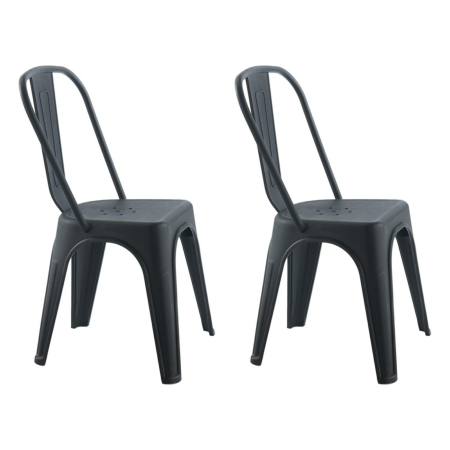 Produse - Set de 2 Scaune Tower Paris PP 46x50x86 cm, Plastic - King Home