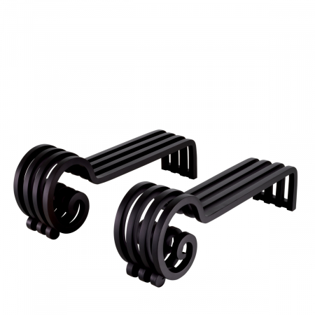   Set de 2 suporturi pentru lemne Mardor finisaj negru 114966 EICHHOLTZ [2]