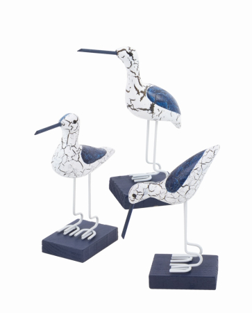 Set de 3 Decoraţiuni Marino, Alb, Albastru - SHP [1]