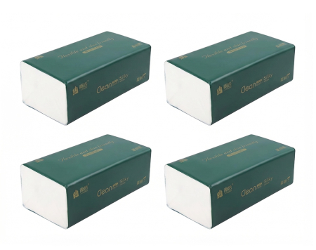 Produse - Set de 4 Pachete de Șervețele 5-Strat Soft 5 16x9x6 cm, Verde - SHP