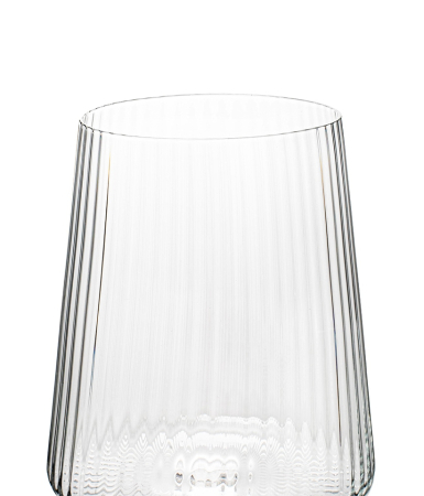 Set de 4 Pahare de Vin Riffle 760 10,5x10,5x25,5 cm, Sticlă Transparent - Kare Design [2]