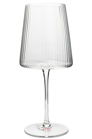 Set de 4 Pahare de Vin Riffle 760 10,5x10,5x25,5 cm, Sticlă Transparent - Kare Design [1]