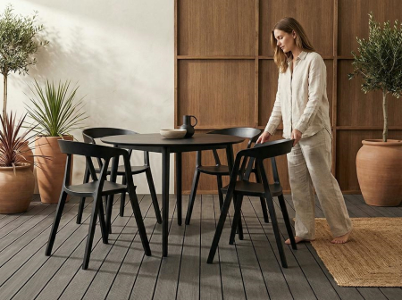Set de 4 Scaune Vibia 57x56,5x77 cm, Polipropilenă Negru Mat - King Home [12]