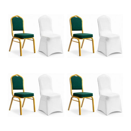 Produse - Set de 4 Scaune Hekate 46x58x93,5 cm - King Home