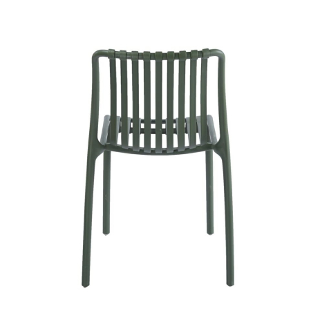 Set de 4 Scaune Strips UV 40x40x78 cm, Plastic Verde - King Home [3]