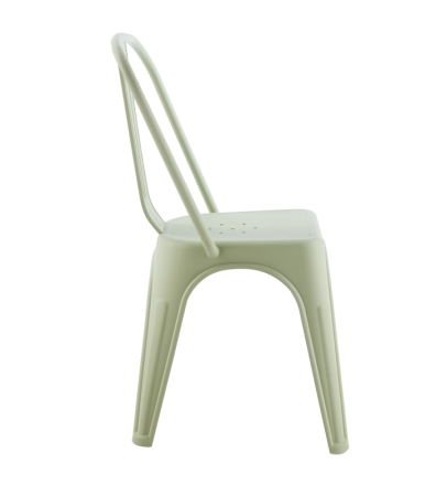 Set de 4 Scaune Tower Paris PP 46x50x86 cm, Plastic Verde Deschis Mat - King Home [1]