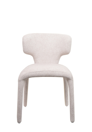Set de 6 Scaune Apulia 50x48x79 cm, Poliester Bej - King Home [2]