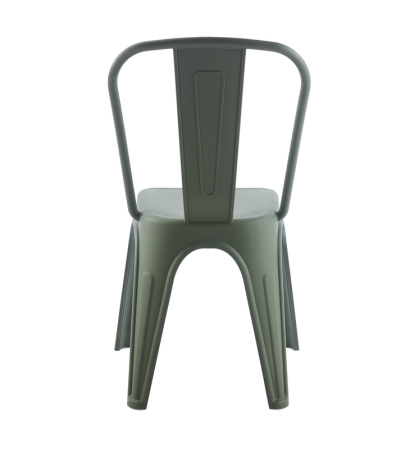 Set de 6 Scaune Tower Paris PP 46x50x86 cm, Plastic Verde Închis - King Home [3]