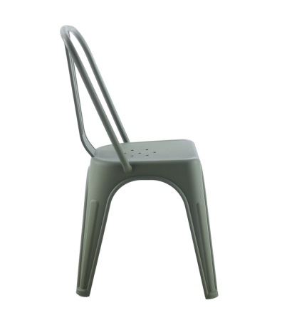 Set de 6 Scaune Tower Paris PP 46x50x86 cm, Plastic Verde Închis - King Home [1]