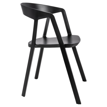 Set de 6 Scaune Vibia 57x56,5x77 cm, Polipropilenă Negru Mat - King Home [1]