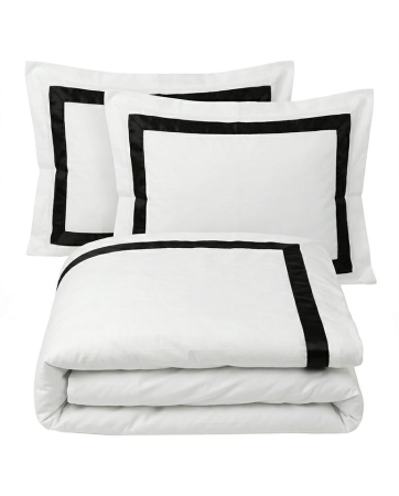 Produse - Set de Lenjerie de Pat Residence 200x2x220 cm, 100% Poliester Alb - SHP