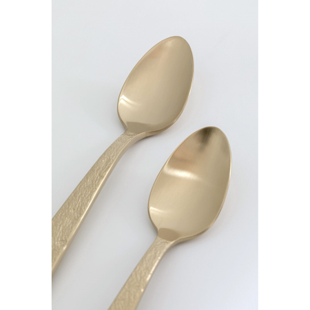 Set de Tacâmuri Alana Matt Pearl 14,2x6x25 cm, Oțel Inoxidabil Cromat și Titan Auriu Mat - Kare Design [3]