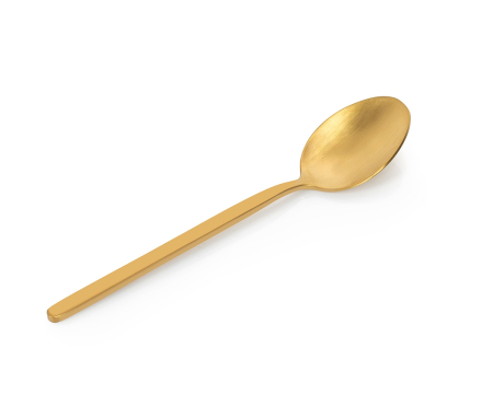 Set de Tacâmuri Gloria Matt Gold 14,2x25x6 cm, Oțel Inoxidabil și Alamă Auriu Mat - Kare Design [3]