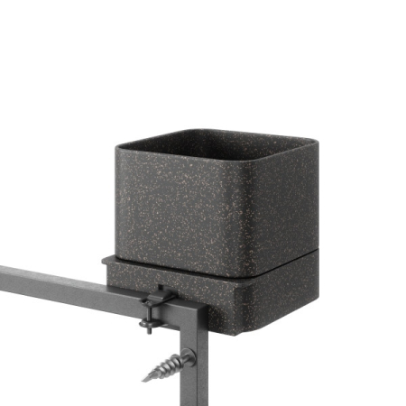Set Ghivece Cubiko 36x18x72 cm, Plastic și Fibre Lemnoase Negru - Umbra [4]