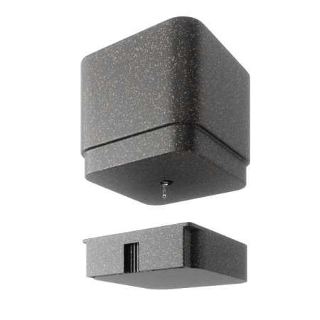 Set Ghivece Cubiko 36x18x72 cm, Plastic și Fibre Lemnoase Negru - Umbra [5]