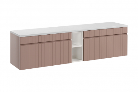 Seturi mobilier baie - SET ICONIC ROSE MDF RIFLAT 180 CM