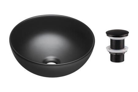 Promotii - Set lavoar cu ventil click-clack lavoar aplica SET-DOMI MB T201MBG-3 COMAD