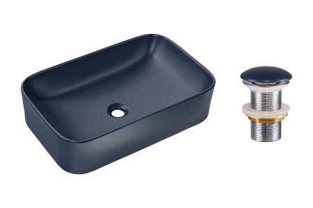 Promotii - Set lavoar cu ventil click-clack lavoar aplica COMAD SET-KAMA MNB 60 T201MNB-3