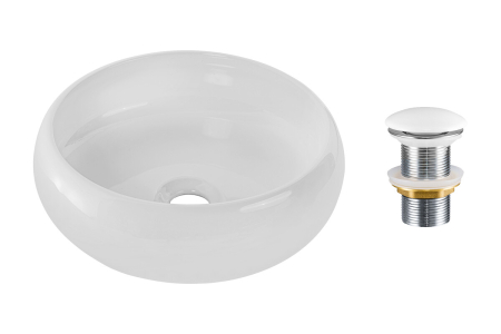Produse - Set lavoar cu ventil click-clack lavoar aplica COMAD SET-WIKI SW T201-3