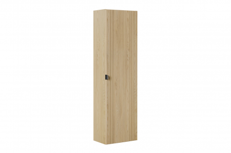Set mobilier baie 120 cm, cu blat, lavoar baie pe blat Beyond si dulap baie inalt Ovalia Cremona, COMAD [4]