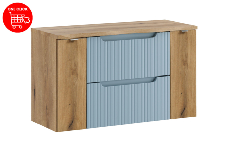 Set Mobilier Baie Nova Denim 100 cm, cu Blat, Denim - COMAD [1]