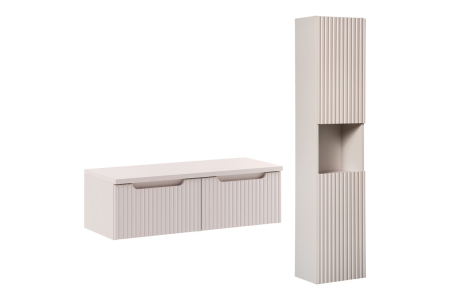Produse - Set mobilier 100 cm cu blat și dulap înalt Nova Cashmere COMAD SET-NOC B CASHMERE 100CM 1S HCLB