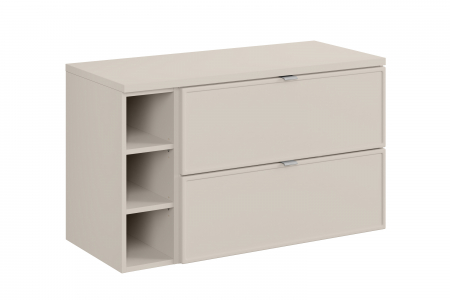 Seturi mobilier baie - Set mobilier baie 100 cm cu blat Bella Cashmere COMAD