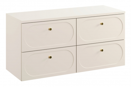Seturi mobilier baie - Set mobilier baie 120 cm cu blat Donna Sand