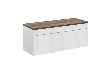Promotii - Set mobilier 120 cm cu blat Iconic White SET ICW-B 120 CM COMAD