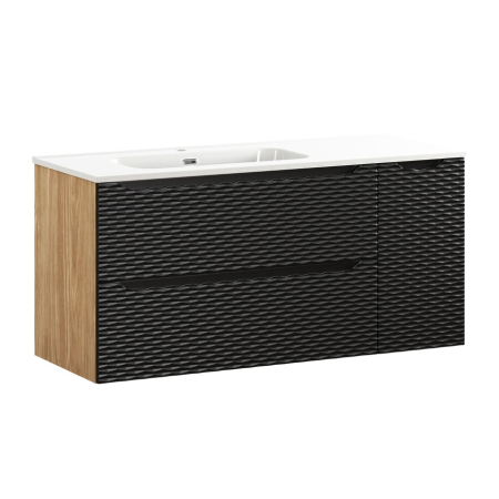 Mobilier Baie - Set mobilier 120 cm cu lavoar GO 2 Ocean Black COMAD SET-OCBL 120CM S GO 2 L