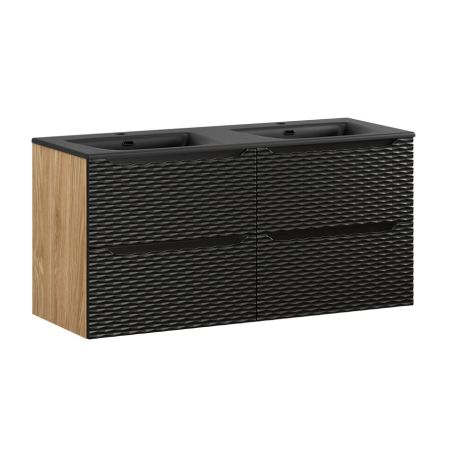 Mobilier Baie - Set mobilier 120 cm cu lavoar SKY Ocean Black SET-OCBL 120CM (2X60) S SKY BL COMAD