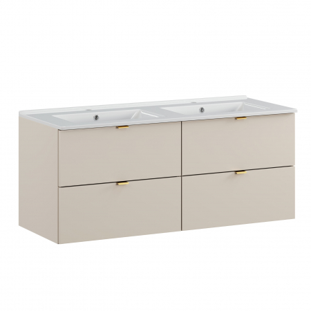 Seturi mobilier baie - Set mobilier baie 120cm cu lavoar Dalia Cashmere