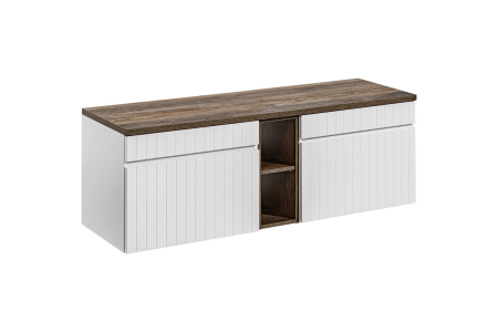 Promotii - Set mobilier 140cm cu blat Iconic White COMAD SET ICW-B 140 CM
