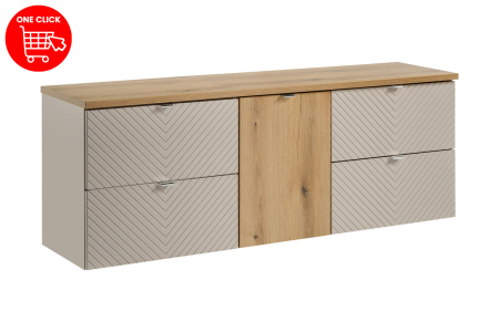 Set mobilier 160cm cu blat Viva Cashmere COMAD SET-VIC B OAK 160CM S [1]