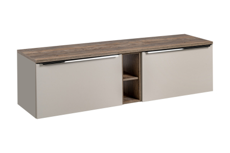 Mobilier Baie - Set mobilier 180 cm cu blat Santa Fe Taupe COMAD SET-SFTB180CMSANTAFEOAK81-0-01