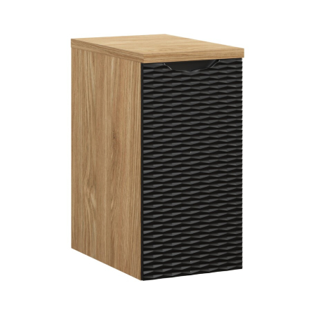 Mobilier Baie - Set Mobilier Baie Ocean Black 30 cm, cu Blat, Stejar Uleiat, Negru Mat - COMAD