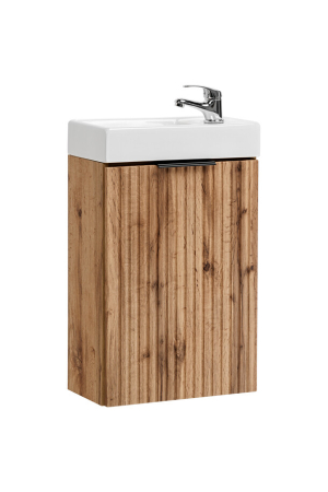 Promotii - Set mobilier 40 cm cu lavoar cu bază Vedea Adel Oak SET -ADO VEDEA 40 CM COMAD