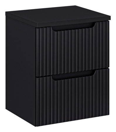 Promotii - Set Mobilier Nova Black 50 cm, cu Blat, Negru Mat - COMAD
